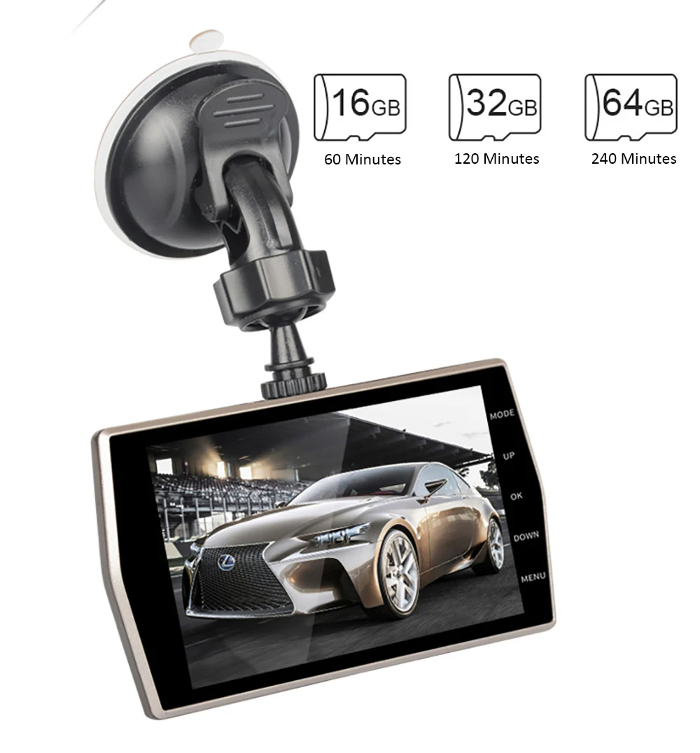 Car DVR WiFi 4.0" Full HD 1080P Dash Cam Rear View Vehicle Video Recorder Parking Monitor Night Vision G-sensor Auto Dash Camera best dash cam for car