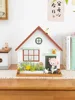 Elegant and Cute French-style Wall-mounted Entryway Coat Rack for Art, Bags and Keys with Side Hooks for Wardrobes home decor 2