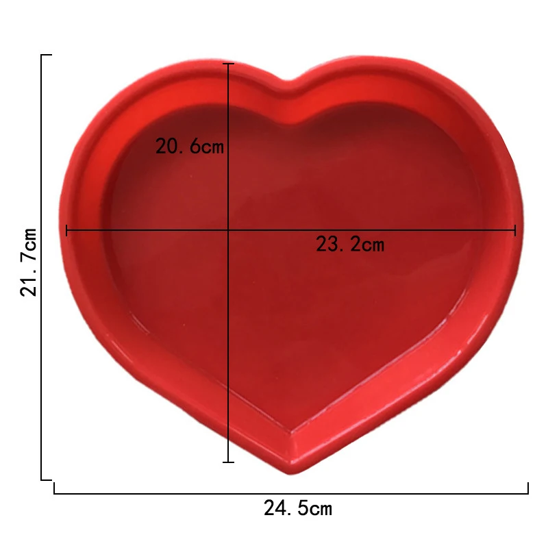 Liotti Forma Tortiera Forma Cuore, Doppia cm 22x11 in Alluminio Puro