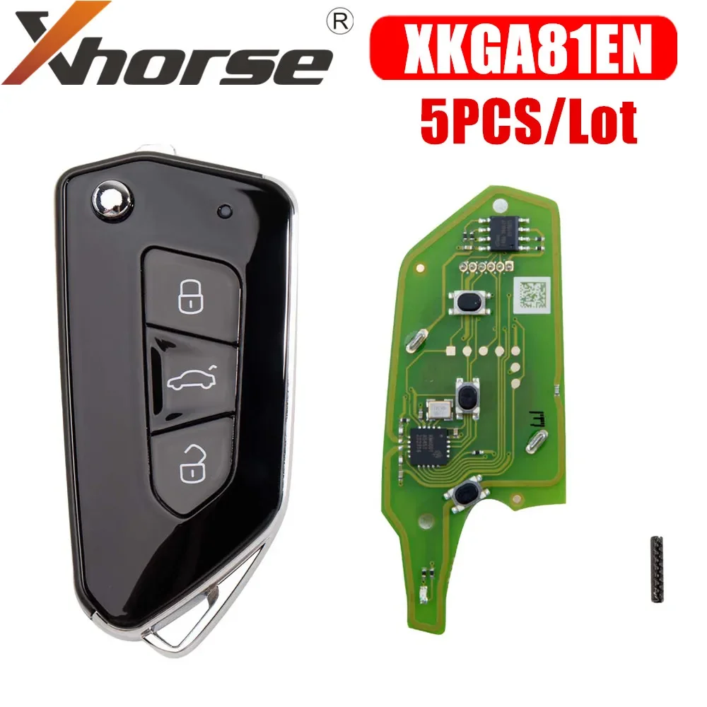 Xhorse-xkga81en-alle-schwarz-ga08-stil-3-tasten-draht-fernbedienung ...