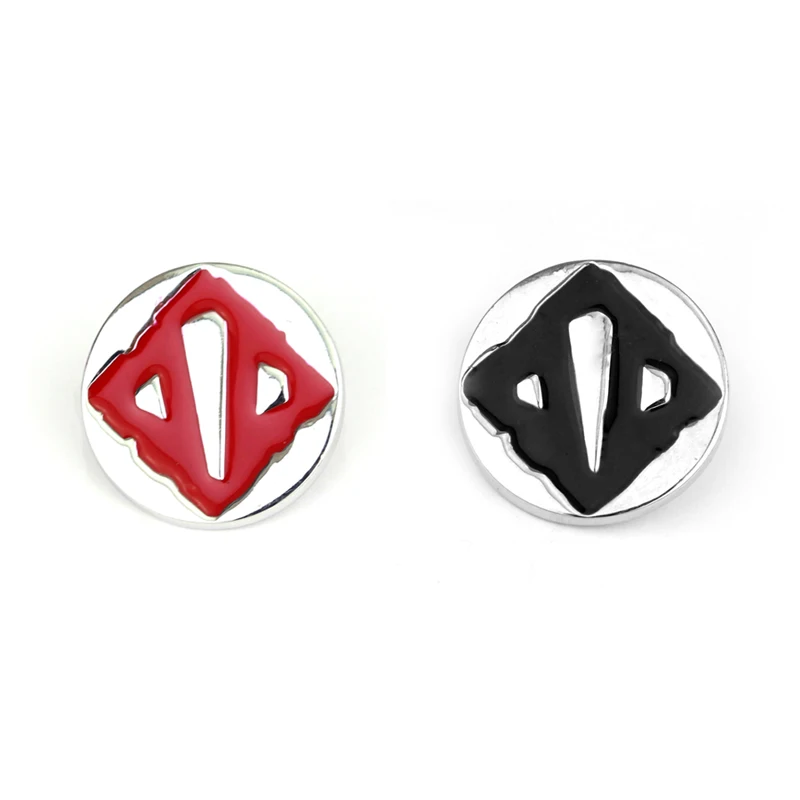 

Game Lovers Fans Accessories DOTA 2 Logo Metal Enamel Clothes Backpack Coat Lapel Badge Brooch Pin