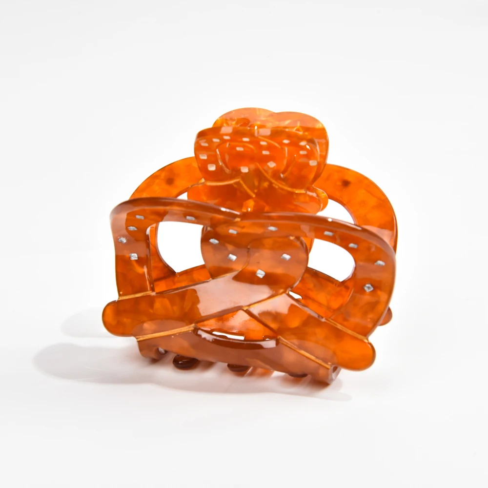 Retro Biscuit Hair Claw For Women Cute Creative Hair Clip Accessory_voghion.com