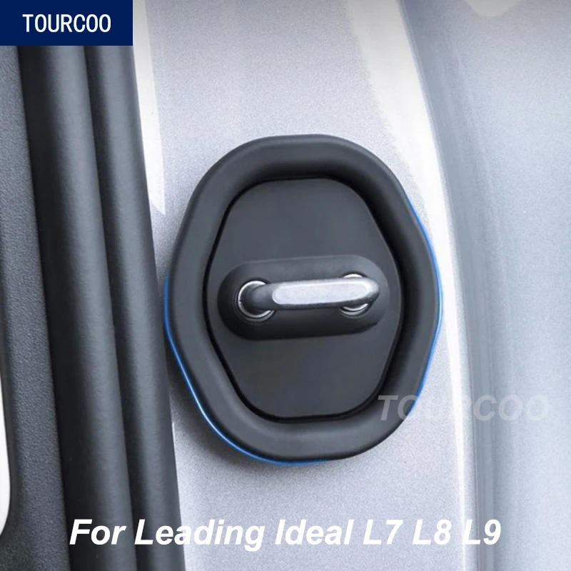 

Защитные резиновые чехлы для дверного замка, звуконепроницаемые антицарапающиеся силиконовые чехлы, для ведущих, Ideal Lixiang L7 L8 L9 2022 2023