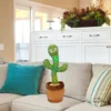 1pc Radiant Glowing Cactus Toy - Interactive Talking and Singing, Twistable Sand Sculpture Design - Perfect for Dogs and Cats 6