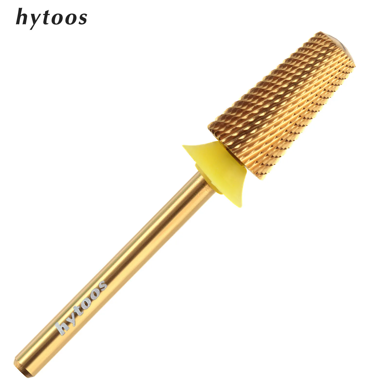 HYTOOS XF 티타늄 안전 네일 비트, 둥근 상단 테이퍼 카바이드 네일 드..