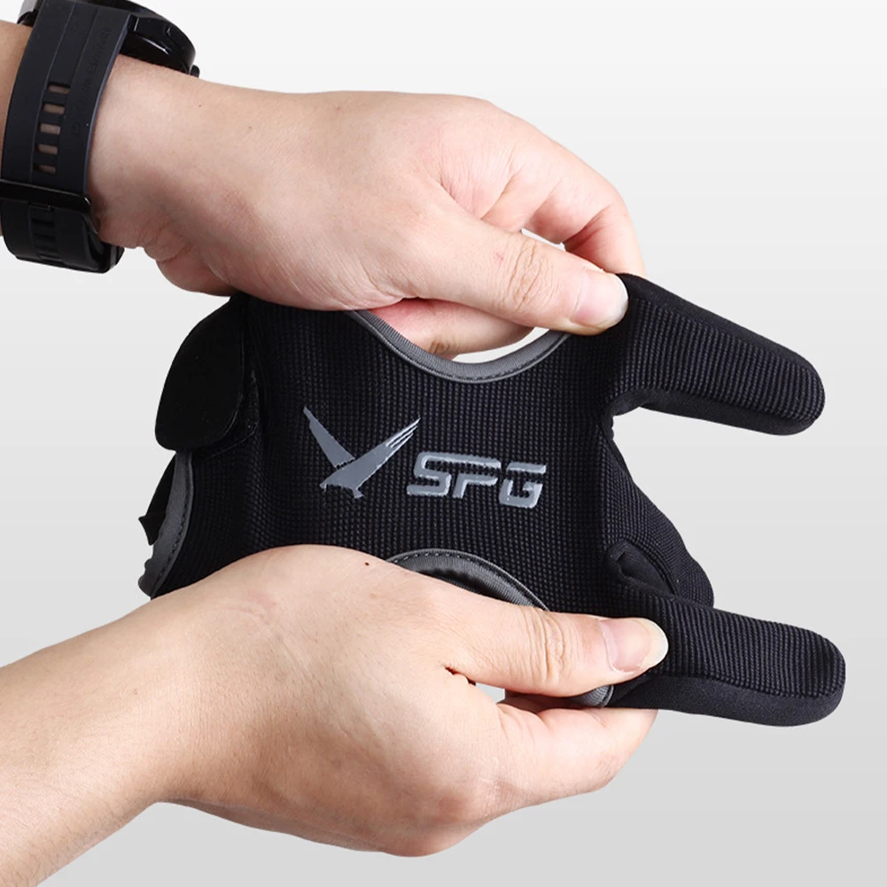 1 Pc Outdoor 3 Finger Archery Gloves
