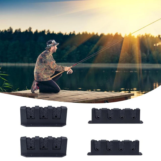 Fishing Rod Storage Horizontal Fishing Rod Holder Wall Mounted Fishing Rod  Rack Store 3 Rods Or Fishing Rod Combos For Wall - AliExpress