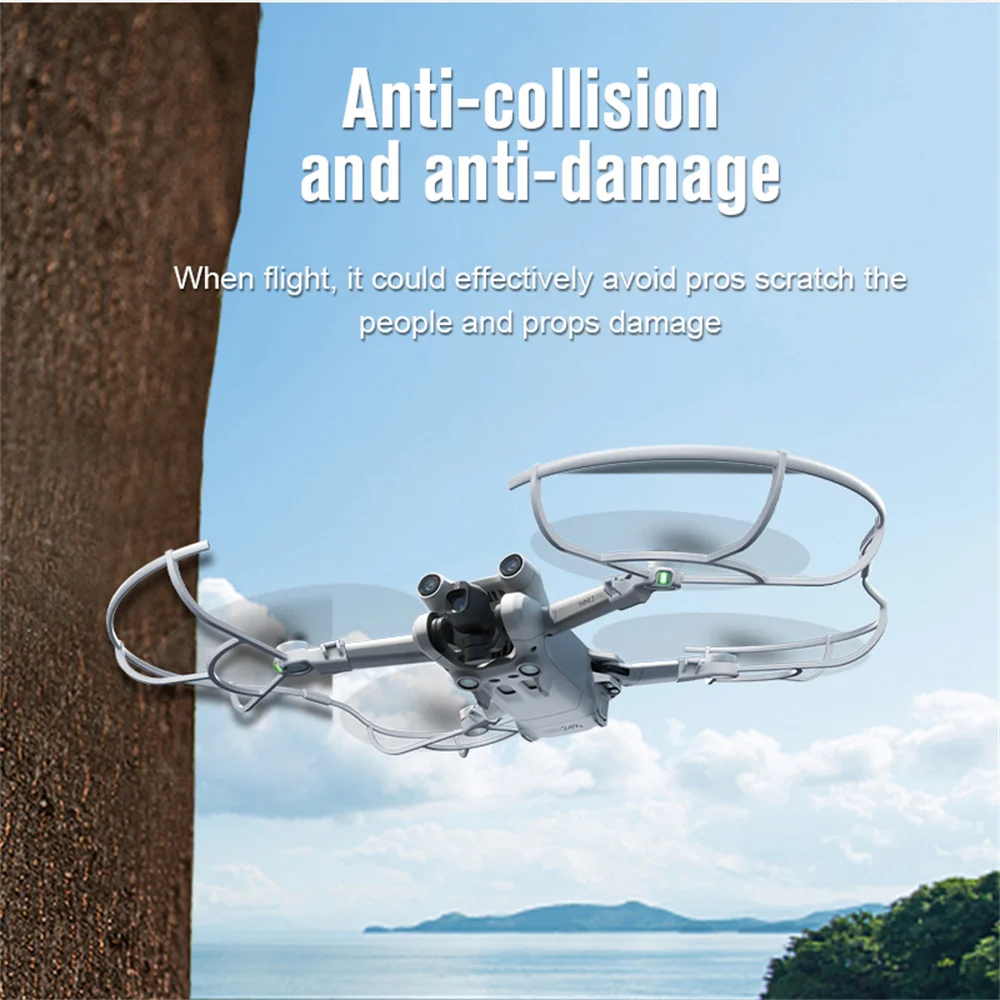 Mini 3 Pro 프로펠러 가드, DJI Mini 3 Pro 액세서리용 퀵 릴리스 탈착식 프로펠러 보호 장치