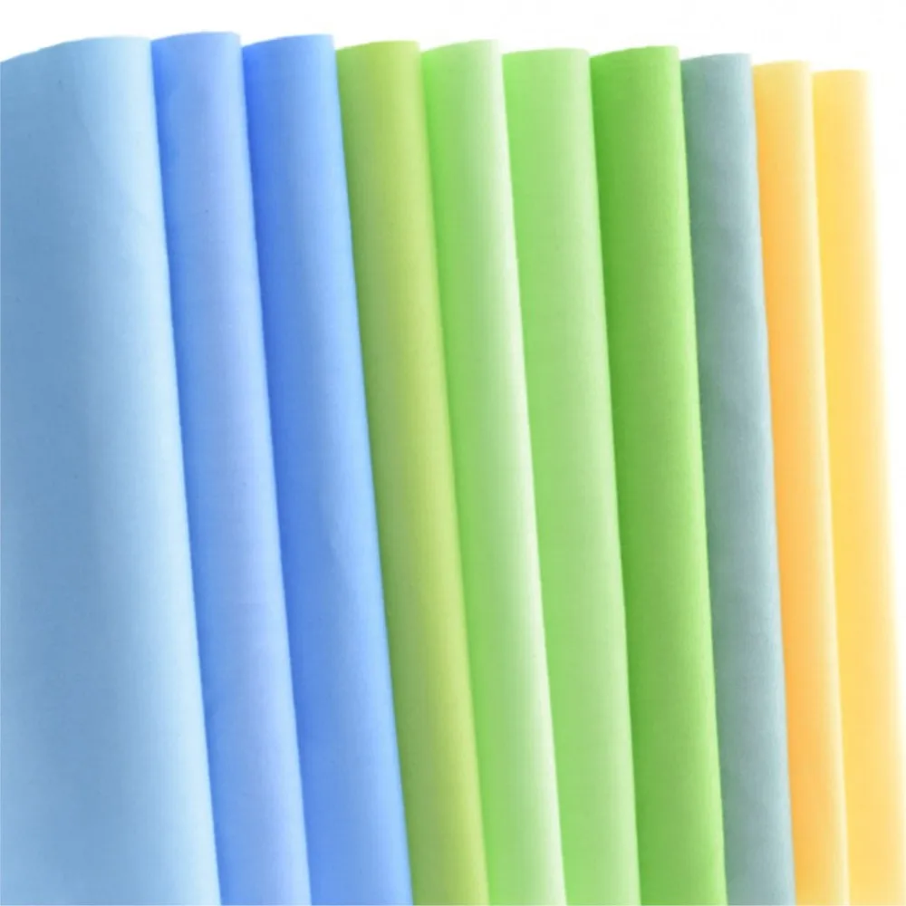 Chainho,Twill Cotton Fabric,Random Mix Solid Color,DIY Sewing Quilting Material,Patchwork Bundle Cloth,20x30cm/Piece,38Pieces