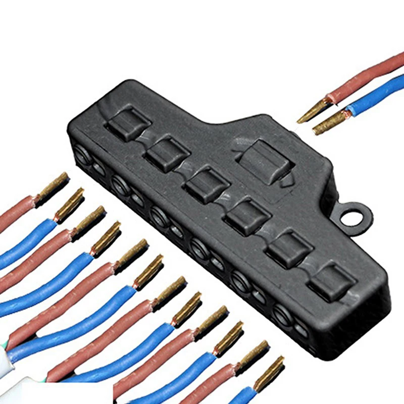 1pc Eisenbahn Zug Port Sharing Box 3/6 Verteilung Port Hub Für SMD Led Modell Miniatur Beleuchtung System DC lampe – Detail 6