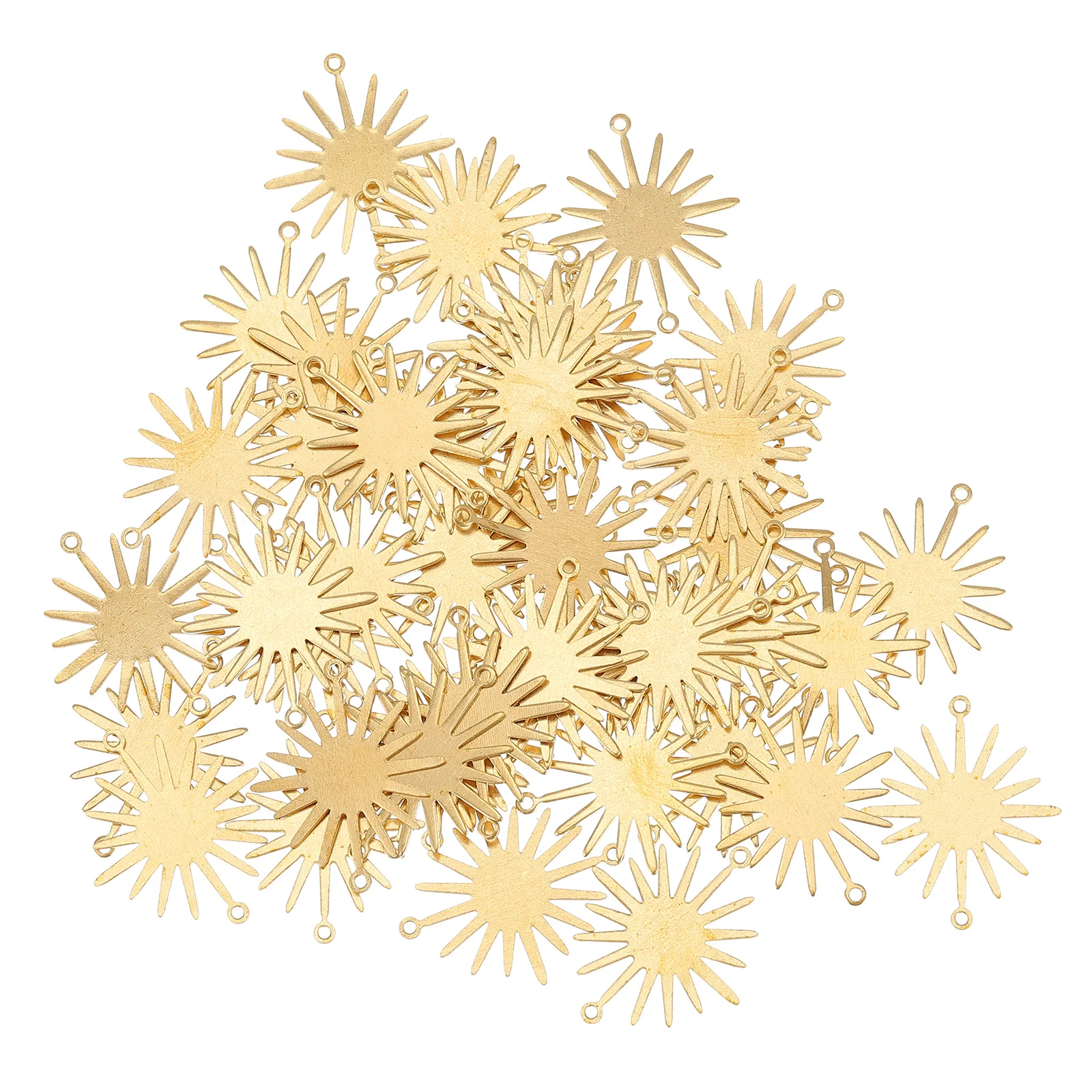 

50 Pcs Sun Flower Pendant Bracelet Charm Necklace Accessories Jewelry Alloy Craft