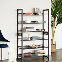 SONGMICS 6-Tier Shoe Rack Storage, Metal Shoe Organizer Stand for Garage, Entryway, Set of 2 3-Tier Stackable Shoe Rack Shelf 2
