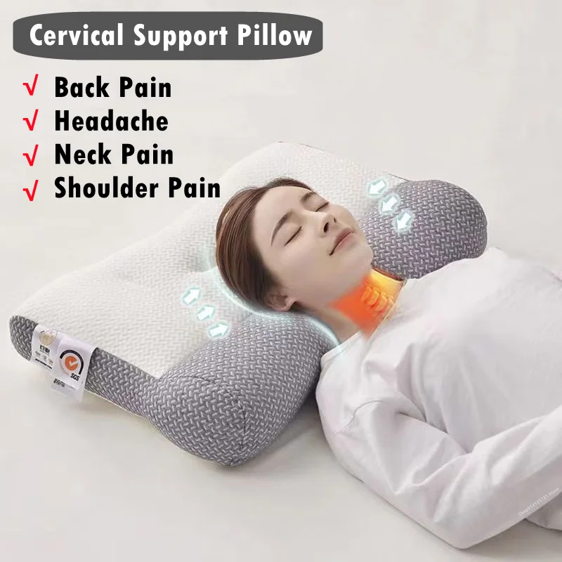 

Cervical Pillow Non-correction Repair Reverse Traction Pillow To Protect Neck Reduces Cervical Pain Neck Sleeping Pillows