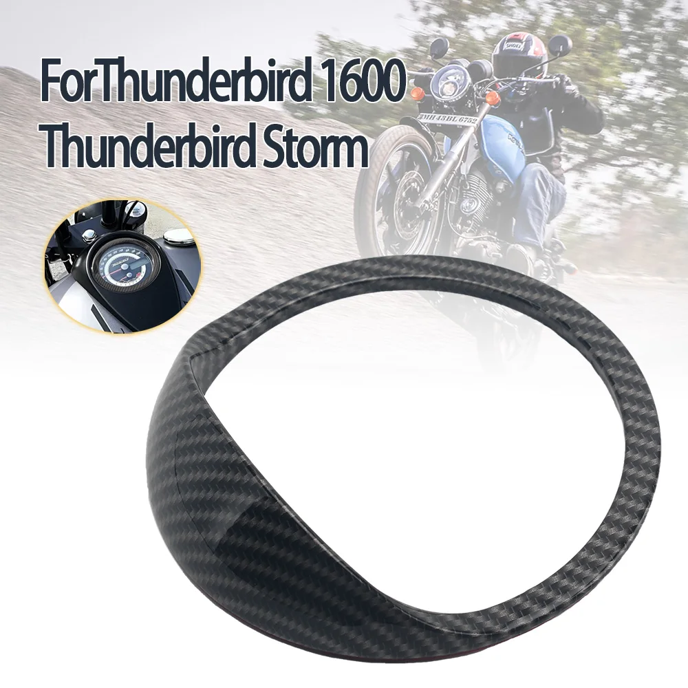 Motocycle Carbon Look Instrument Hat Parasole Meter Cover Guard Protection Fit For Thunderbird 1600 Storm