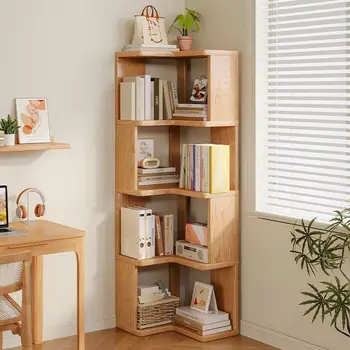 Solid Wood Corner Shelf 1