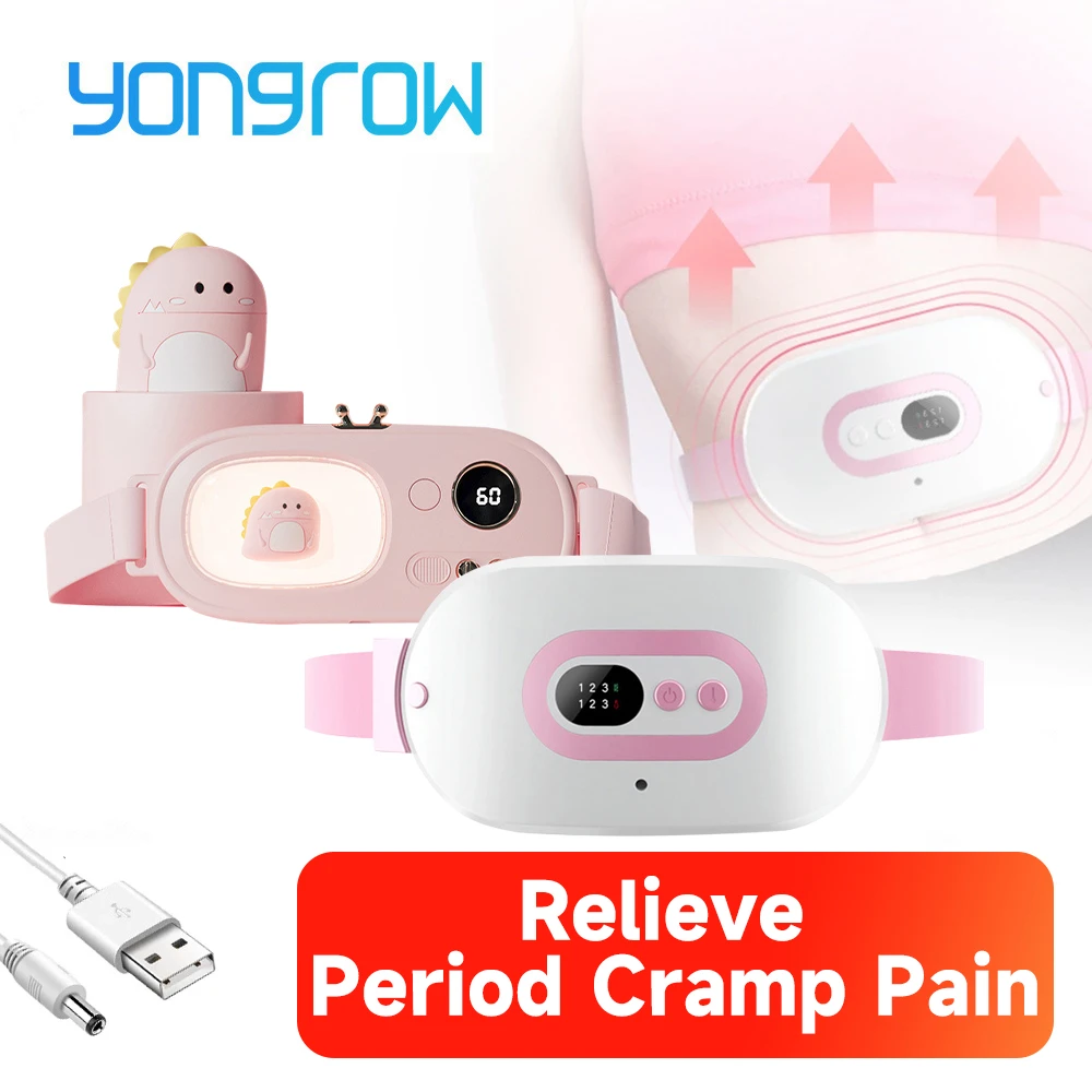 Relieve Period Cramp Pain Heating Warm Palace Belt Heating Uterus