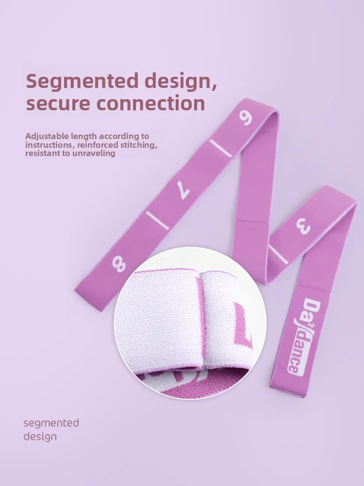 Latina Resistance Band Yoga Tension Belt Children's Dance Special Stretch Band Fitn Training Elastic Band Gym Stretching