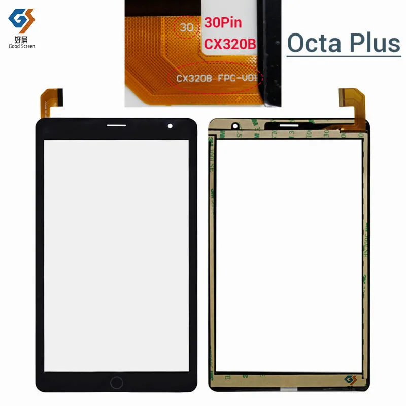 Tela de Toque Capacitiva Preta para Dispositivos Sky Elite Octa Octax Octaplus Octamax Tablet pc Sensor Digitalizador 8 - Imagem 3