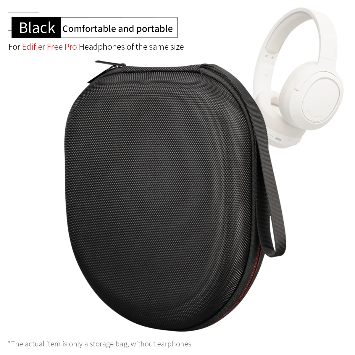 For Edifier W820NB Earphones Carry Case For Edifier W820NB Headphone  Portable Storage Box Waterproof Headset EVA