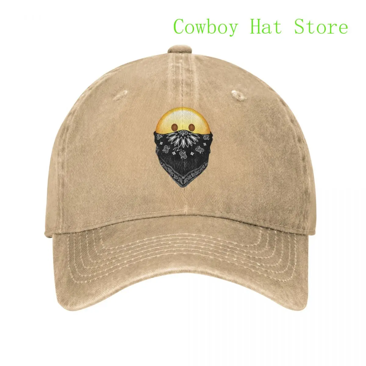 

Best BandanaMoji Baseball Cap Funny Hat Icon Boy Child Hat Women'S
