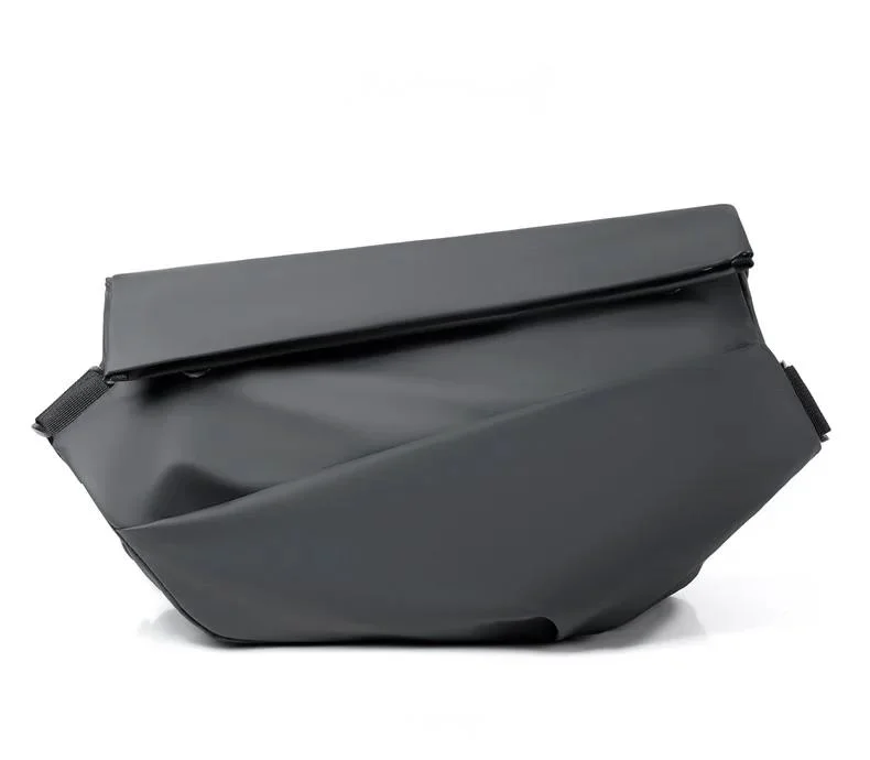 Rucsac de piept pentru bărbați, funcțional, la modă, crossbody, impermeabil, multifuncțional, cu un singur umăr_voghion.com