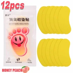 Scent-Refreshing Shoe Deodorant Stickers - Odor-Neutralizing Insole Inserts with Sterilization Properties - 48pcs (Juicy peach)