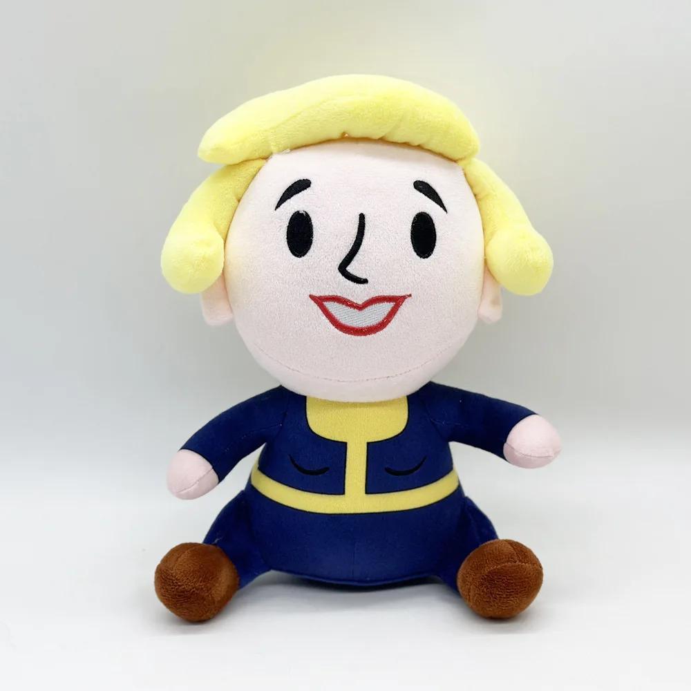 Allout Vault Girl Stubbins 봉제 인형 Vault Boy Bobblehead 시리즈 봉제 장난감, 부드러운 박제 애니메이션 주변 피규어 장식, 어린이 선물