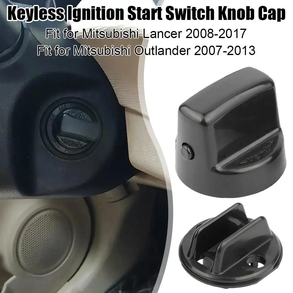 

2pcs For Mitsubishi Lancer /Outlander Keyless Ignition Start Switch Knob Cap 408A167,4408A031,D461-66-141A-02,D6Y1-76-142