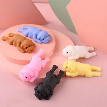 Squishy Dogs Anime Fidget Toys Puzzle Creative Simulation Decompression Toy Kawaii Dog Stress Reliever Toys Party Holiday Gifts