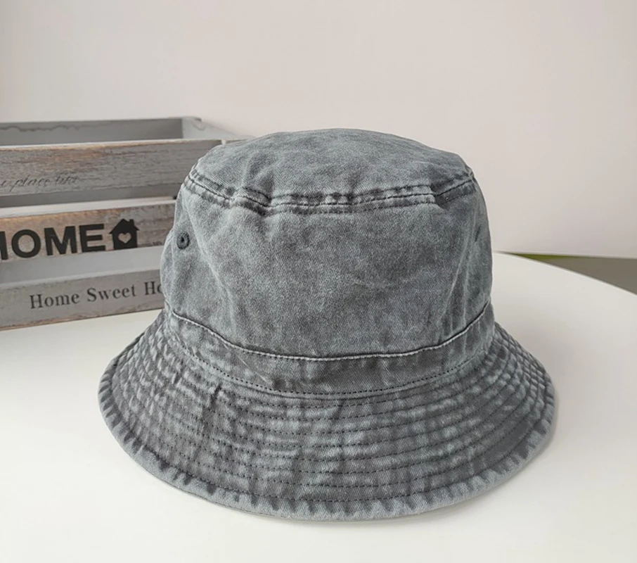 Herbst xxl Größe Panama hut Frauen Wasser gewaschen Baumwolle Jean Fischer hut Outdoor Angel hüte Big Head Umfang Eimer Hut für Männer – Detail 9