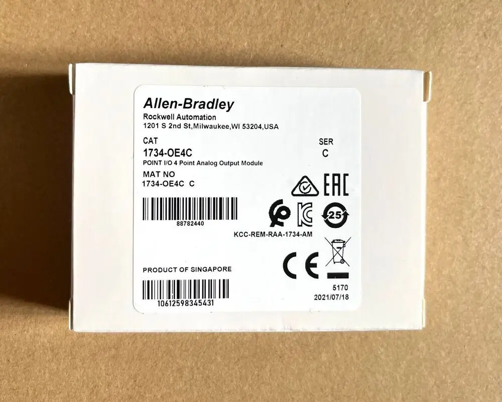 

New Factory AB 1734-OE4C SER C POINT I/O 4 Point Analog Output Module