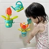 Baby Flowering Bath Toys Water Shower Bathing Toys Water Game for Kids Fun Sunflower Bath with Kettle Bathroom Toy for Children 2