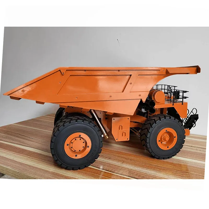 Metal 1/20 RC Hydraulic Mine Truck 793D Dumper Vehicle Assembled Painted Finished Model With I6X Radio Lights TH20695-SMT9 5