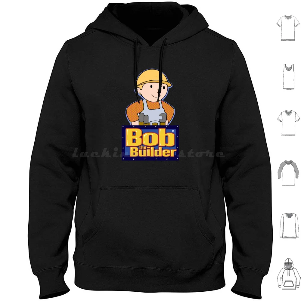 Bob The Builder Felpe Con Cappuccio Sicure A Maniche Lunghe Bob The Builder Bob Builder Tv Show Scoop The Builder Bob The Builder
