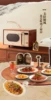 ZK frequency conversion flat microwave oven household small taste small retro microwave ovens 3