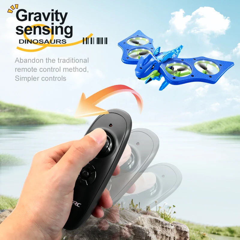 Drone Dinosaure 4DRC V48 - Mini Drone Enfant avec Détection de Gravité