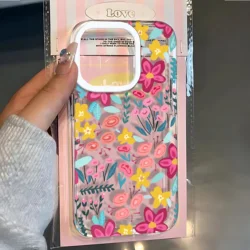 Vibrant Artistic Flower TPU Phone Case - Colorful Design Back Cover - A73 5G (1)