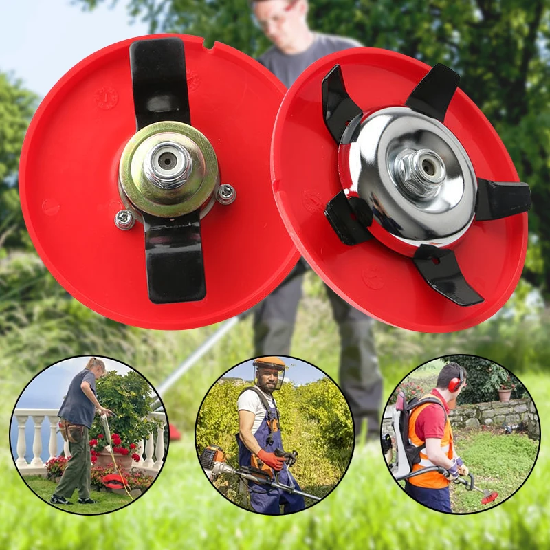 UniversalBrushCutterBladeTrimmerHeadDualuseWeederPlateBlades