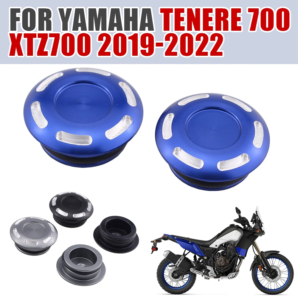 

Аксессуары для мотоциклов YAMAHA Tenere 700 XT700Z Tenere700 XTZ700 XTZ 2019-2022, отверстие для рамы, крышка, протектор с заглушкой и винтом