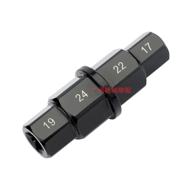 1Pc for Yamaha Kawasaki Motorcycle Front Wheel Special Disassembly Tool Hexagonal Sleeve Repair Tool Front Wheel Spindle Sleeve