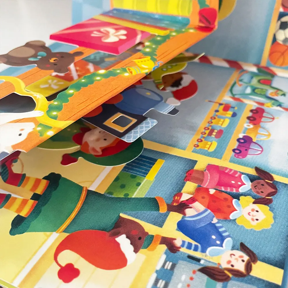 Pop up Christmas Usborne English 3D Flap Picture Book Kids Reading Baby Story Learning Books for Children Christmas Gift 5