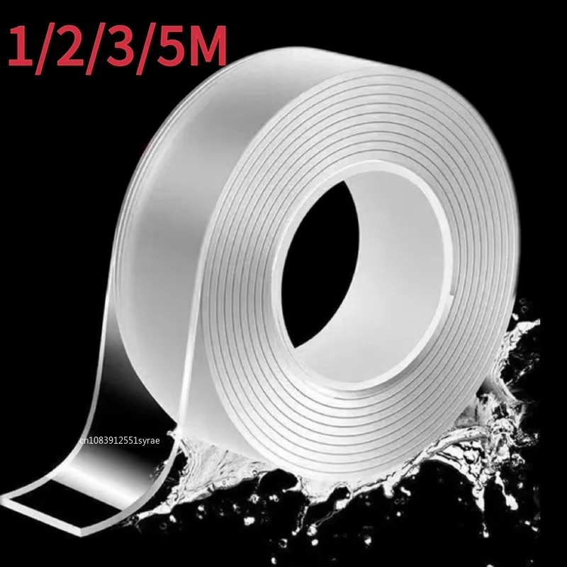 Ultra-Strong Double Sided Nano Tape - Transparent Waterproof Adhesive