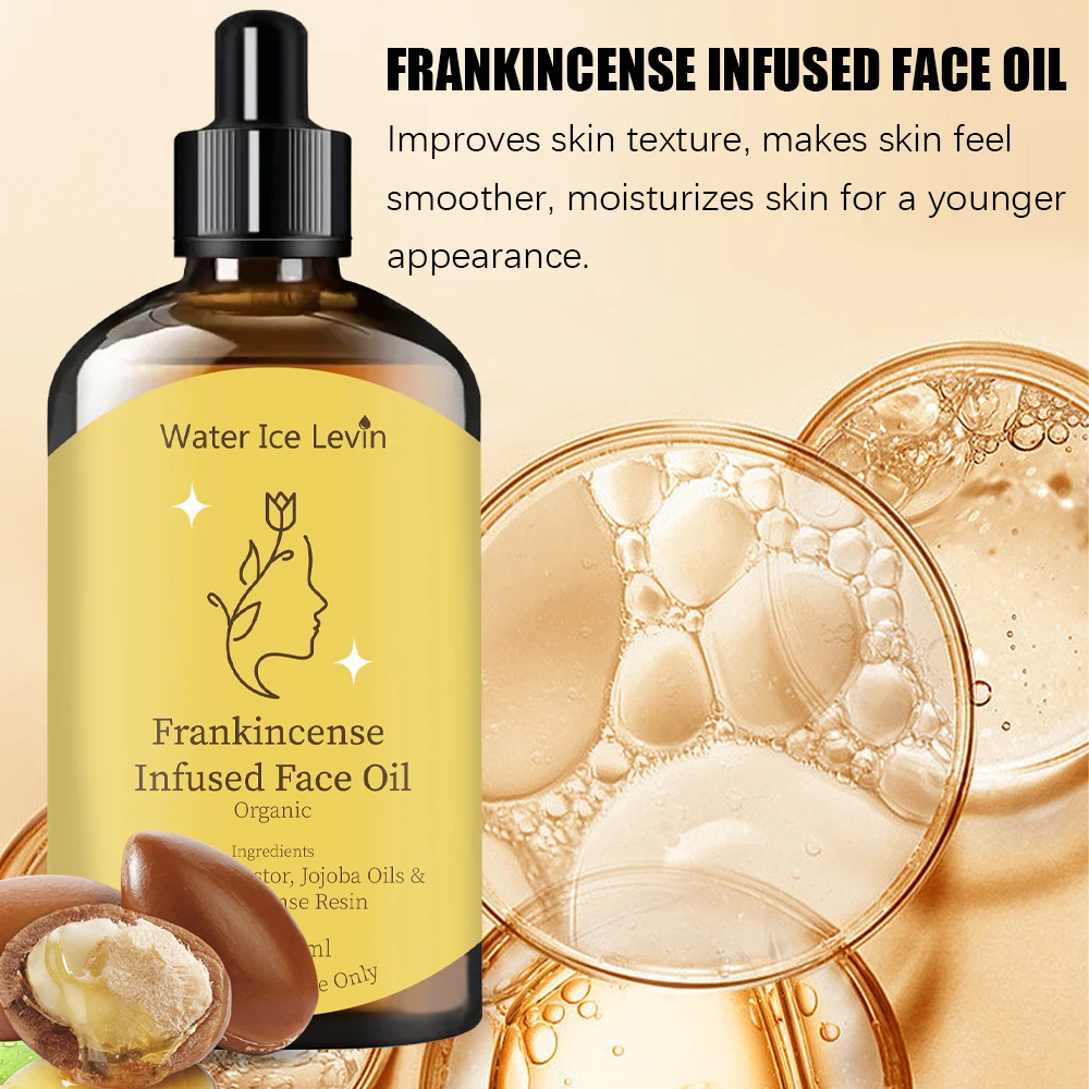 Frankincense Facial Essential Oil - Moisturizes and Nourishes the Face, Body | Alcohol-Free Glycerin |   Suitable for All Skin Types |   Suitable for Massage, Shower and Relaxation 2
