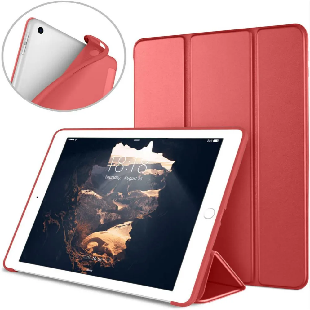 Capa Magnética para Ipad Capa de Silicone Macio Suporte Ipad A1460 A1459 A1458 A1416 A1430 A1395 A1396