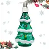 300ml Christmas Tree Santa Claus Soap Dispenser Refillable Bathroom Shampoo Bottle plastic Press Hand Sanitizer Emulsion Bottle 3