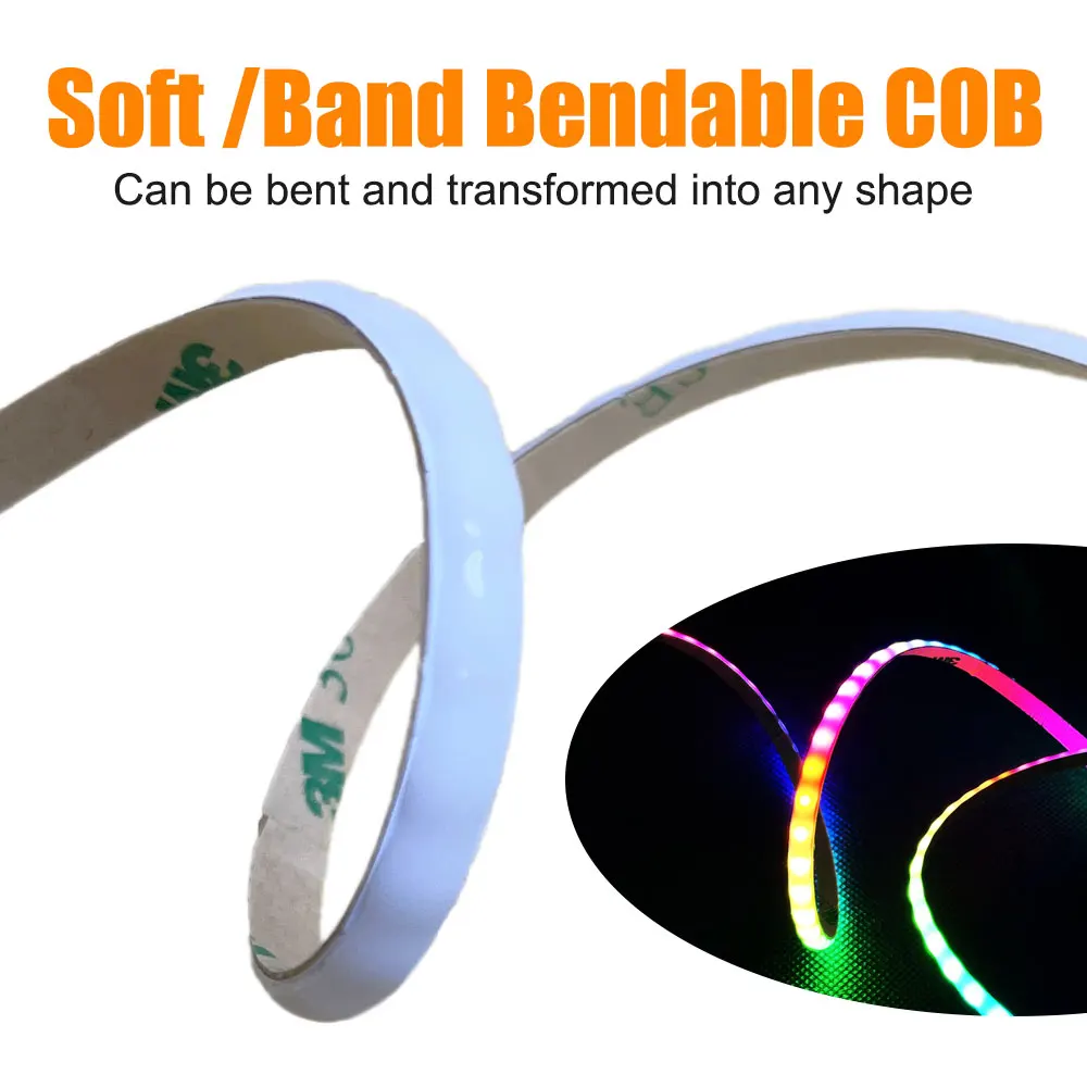รูปสินค้า LED Strip ยืดหยุ่น RGB ความยาว 5 เมตร ควบคุมง่าย สีสันสดใส