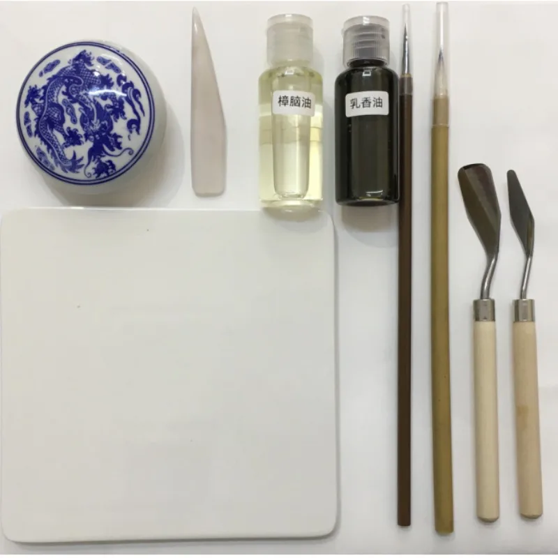 

Pottery Glaze Coloring Tool Material Combination Set DIY Ceramic Works Painting Glaze Coloring Filling Pigment Special Tools