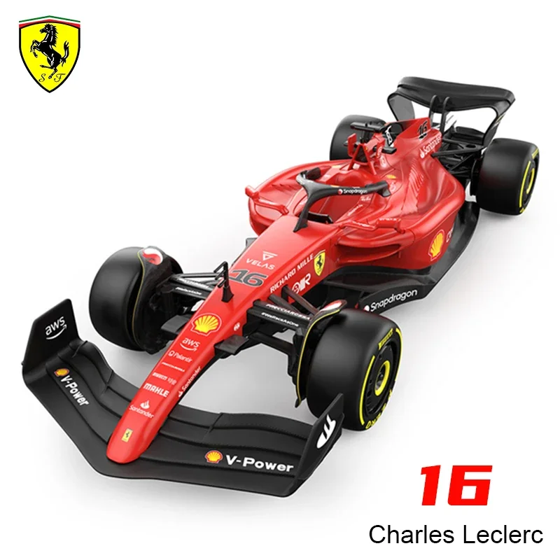 1/18 2022 Ferrari F1-75 #16 Charles Leclerc F1 Formula Racing Drift Rc Car Toy Model Collection Regalo Giocattoli Per Veicoli Telecomandati