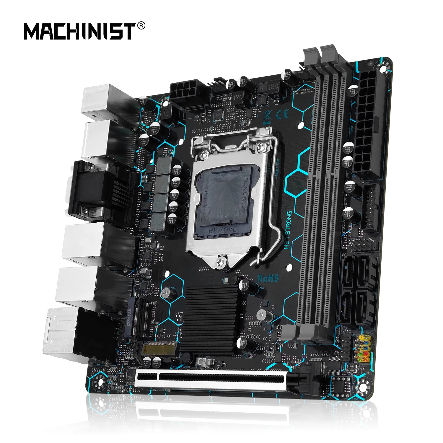 MACHINIST placa base H97 STRONG LGA 1150 con Dual LAN