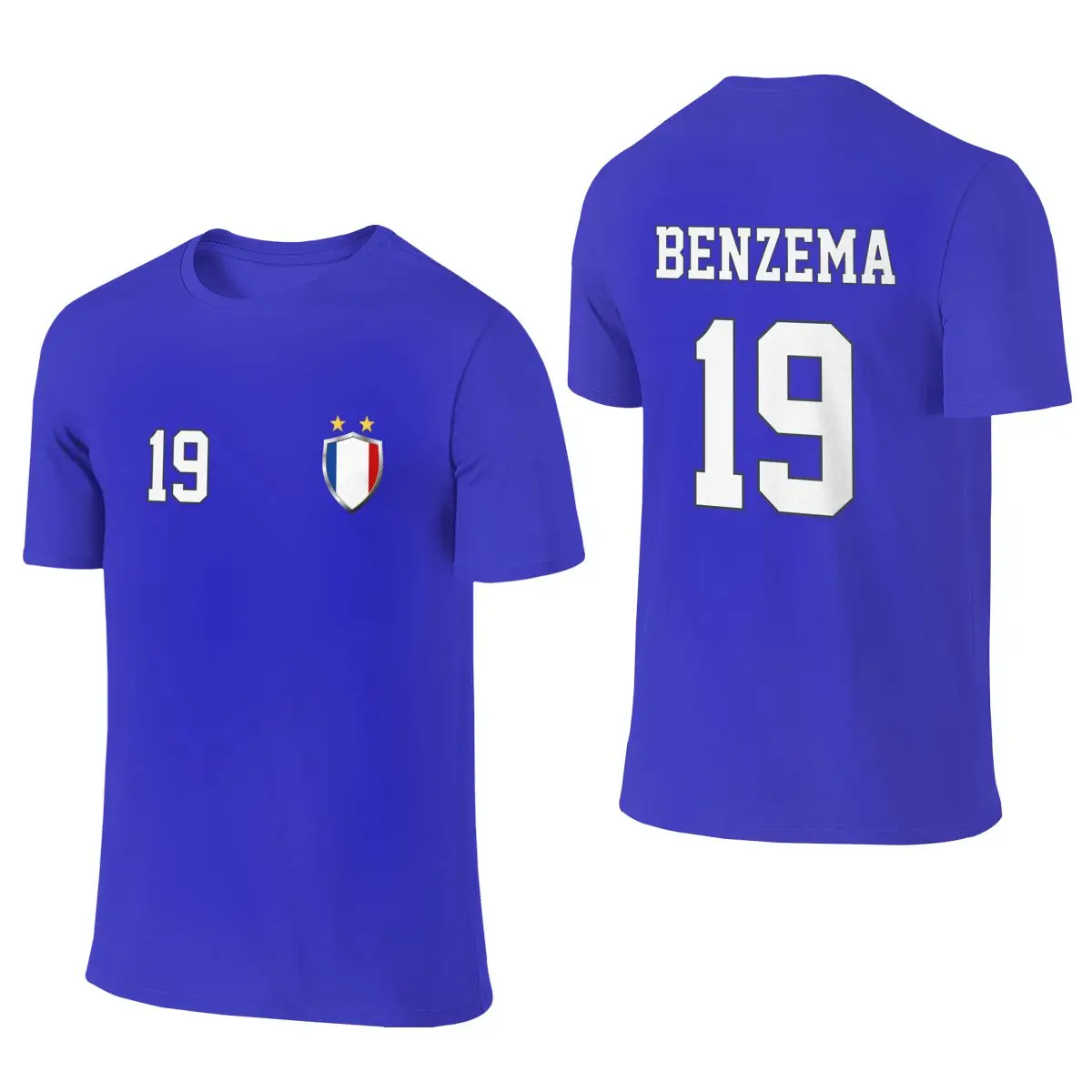 2022 France Benzema T Shirts Fashion Men Women Soccer T-Shirt Hip Hop Tops  Cotton Tees